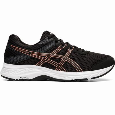 Női Asics Gel-Contend 6 Futócipő AS7014592 Fekete/Rózsaszín Arany